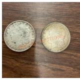 1921 American Morgan coin,2 total