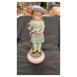 Large Antique French Bisque Porcelain Little girl