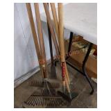 Garden, rake and hoe lot