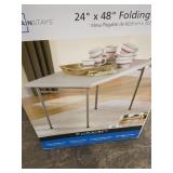 24x48-in folding table