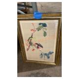 Vintage bird print