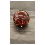 Bohemian Czech Cut to Clear Art Glass Paperweight