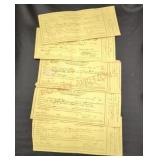 Vintage department of health cemetery records