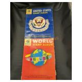 United States and world stamp albums
