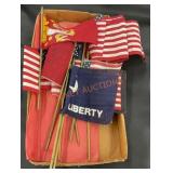 Vintage small flag lot
