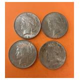 1922. Silver peace, dollars.