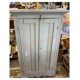 Antique cabinet on casters