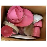 Misc. dishes box lots