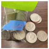 1971 Kennedy half dollars 47 total