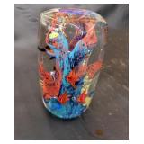 Multicolor fish paperweight