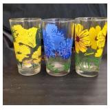 Vintage Cali. Poppy, Asters, and Cosmos peanut