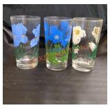 Vintage Dwarf Iris, Windflower, and Canterbury