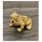 Small, ceramic frog
