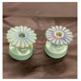 Vintage Abington pottery candle stick holders