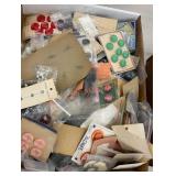 Box lot vintage buttons