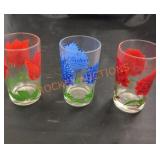 Vintage juice glasses
