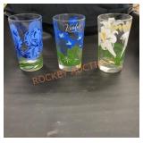 Vintage Iris, Violet, and Easter Lily peanut