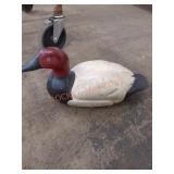vintage Wooden duck decoy life size