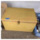 Large vintage sewing storage basket