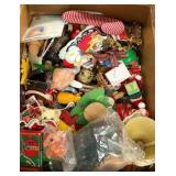 vintage Christmas ornament box lot