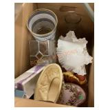 Misc. glassware box lot