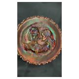 Fat in carnival glass, famous lovers plate Romeo
