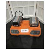 RIDGID 18V 2AH/4AH Batteries and Duel Charger