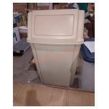 Rubbermaid commercial wall mount garbage can