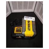 DeWalt 20V/60V 6AH. Battery and charger. Located