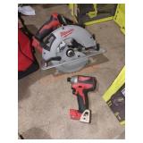 Milwaukee M18 Circular Saw & Impact Driver