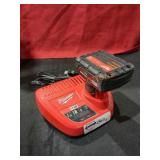 Milwaukee M12 4ah Battery Charger Combo