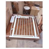 Stair and door gate white