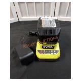 Ryobi 18V 4ah. Battery and charger. Located in