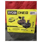 Ryobi 18v 4ah 2 Batteries and Charger Combo