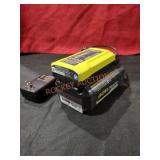 Ryobi 40v 4ah Battery Charger Combo