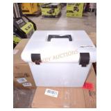 Pendaflex Portable File Box, Frosted White,
