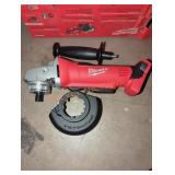 Milwaukee M18 4-1/2" grinder