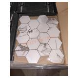 Premium Porcelain 3x3 Hexagon Tile Skid Lot