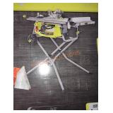 Ryobi 10in table saw with rolling stand