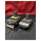 Ryobi 18v 4ah & 1.5ah Batteries Only