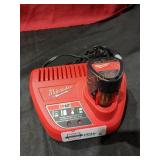 Milwaukee M12 2ah Battery Charger Combo