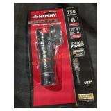 Husky Rechargeable Swivel Head Flashlight