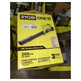 RYOBI ONE+ 18V Battery Leaf Blower/Sweeper