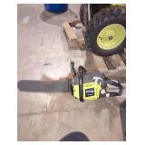 Ryobi 18 in gas powered chainsaw