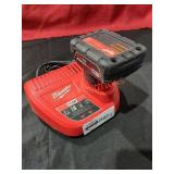 Milwaukee M12 4ah Battery Charger Combo