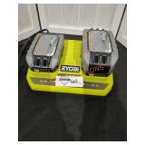 RYOBI 18V 4Ah and 2Ah Batteries & Duel Charger