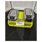 RYOBI 18V 4Ah and 2Ah Batteries & Duel Charger