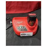 Milwaukee M12 2ah Battery Charger Combo