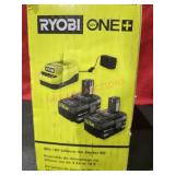 Ryobi 18v 4ah 2 Batteries and Charger Combo