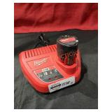 Milwaukee M12 1.5ah Battery Charger Combo